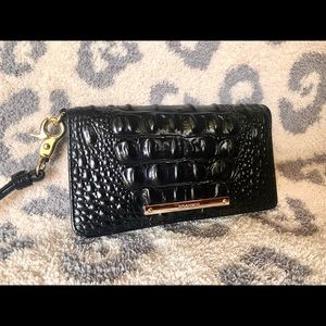 Brahmin Debra Wristlet Wallet Black Melbourne